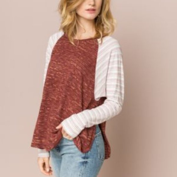 Hem & Thread Flowy Raglan Top - Picture 8 of 8